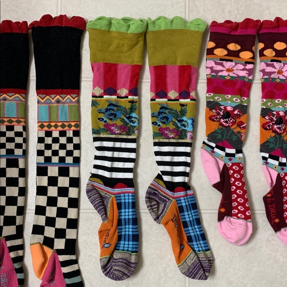 🌷3 for$25🌷Dub & Drino, SZ 9-11, 4 Pairs Of Knee High Socks, NWOT - Picture 3 of 5